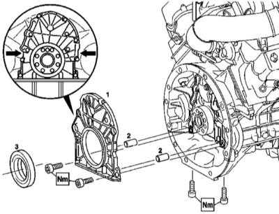 Сальник коленвала на Mercedes M-Class (Мерседес МЛ)