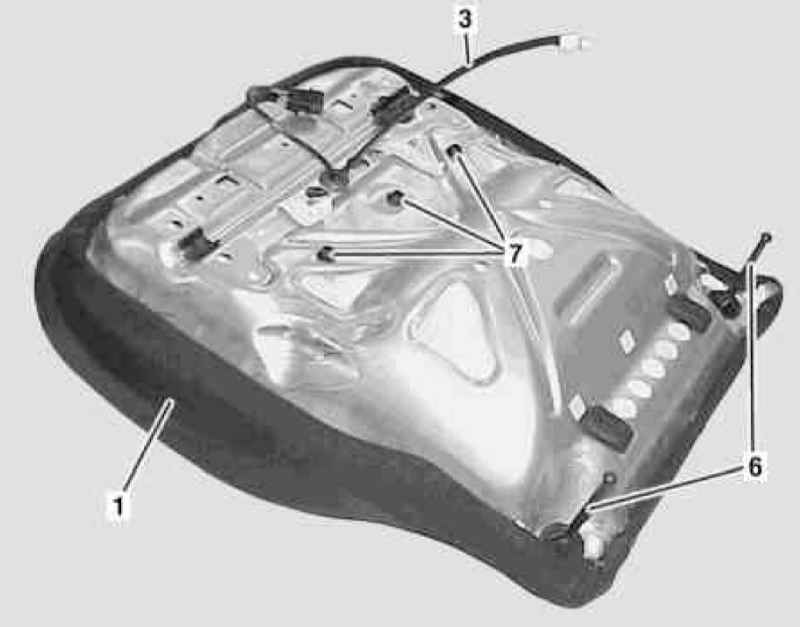 Как разобрать сидение мерседес w211